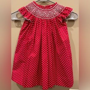 Red and White Polka Dot Dress- Zuccini Brand size 18 month